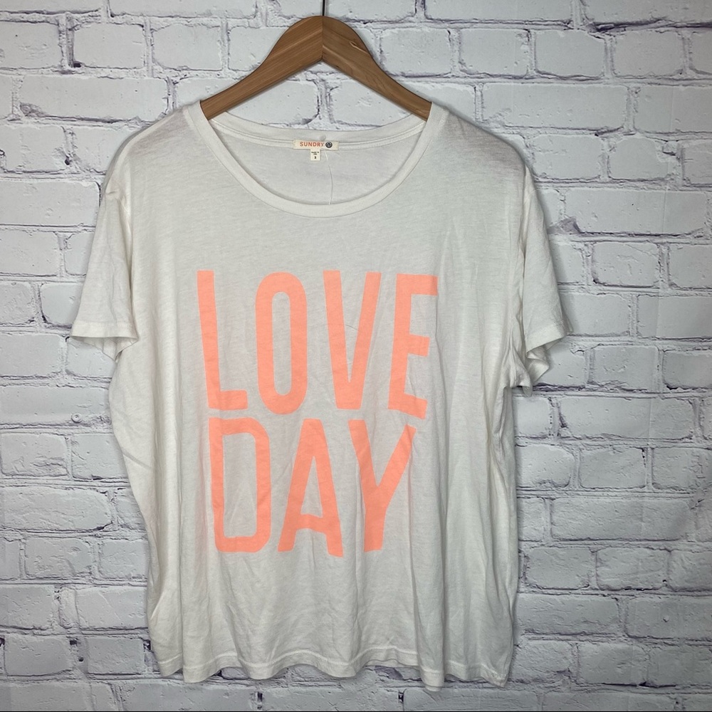 Anthropologie Sundry Love Day Tee